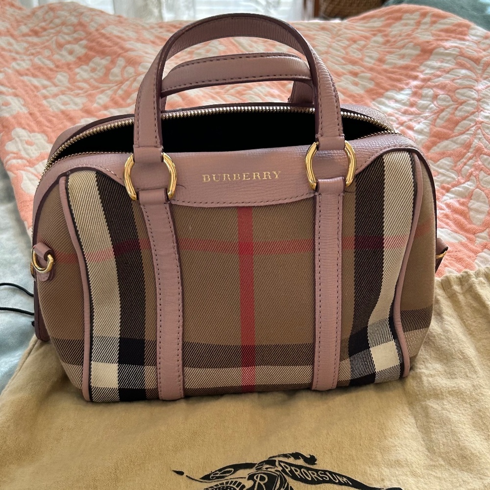 Burberry Small “Alchester” Bowler Bag! Authentic!!!